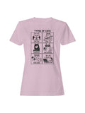 Types of Cats Illustrated Humor Women's T-shirt